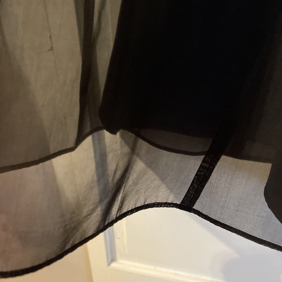 Talbots Collections 100% silk skirt black Wedding Date Night Event size 10 - Picture 4 of 10